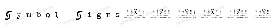 Symbol Signs字体转换